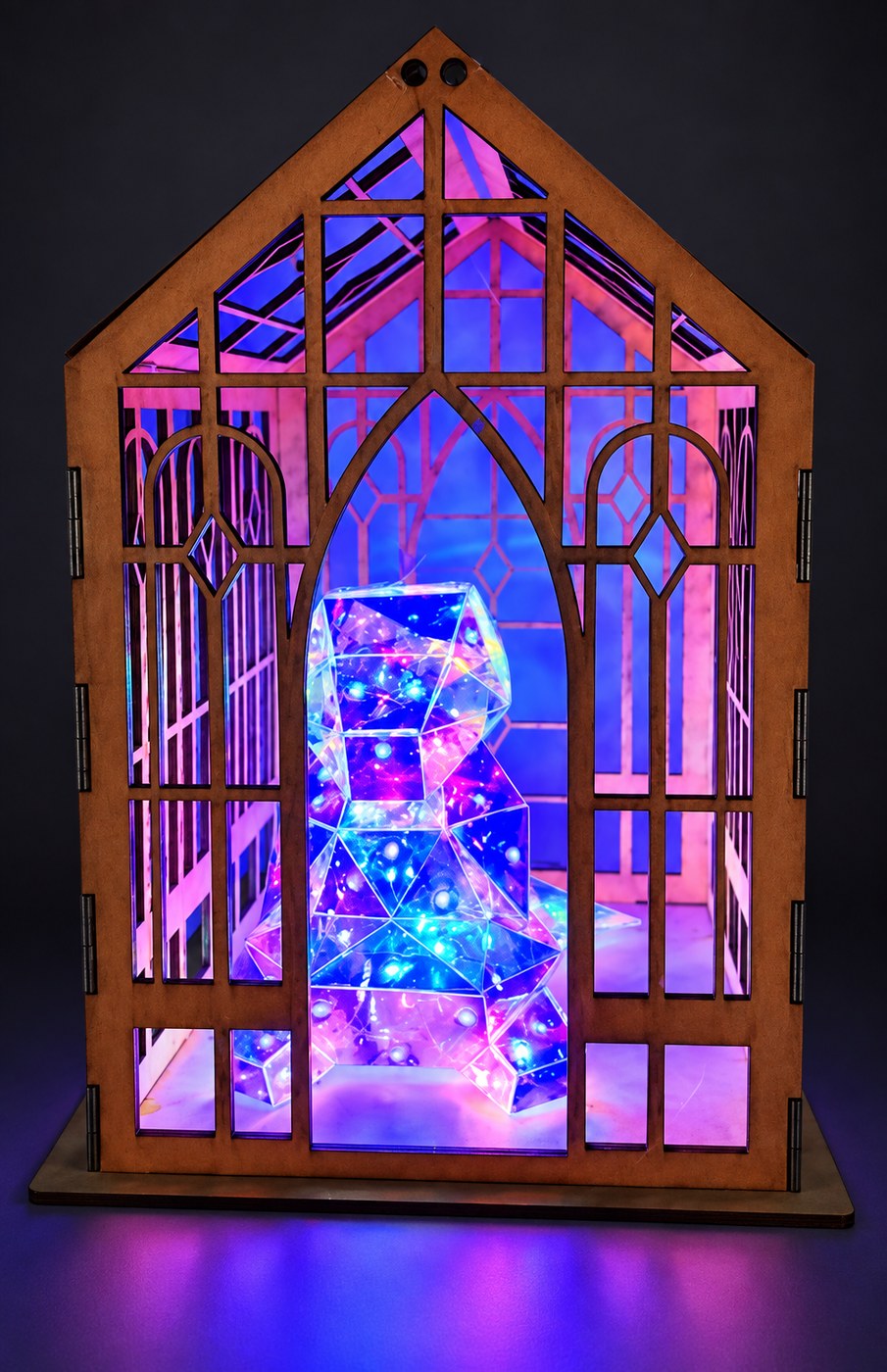 Lampe vitrine serre — allumée — AL 7b