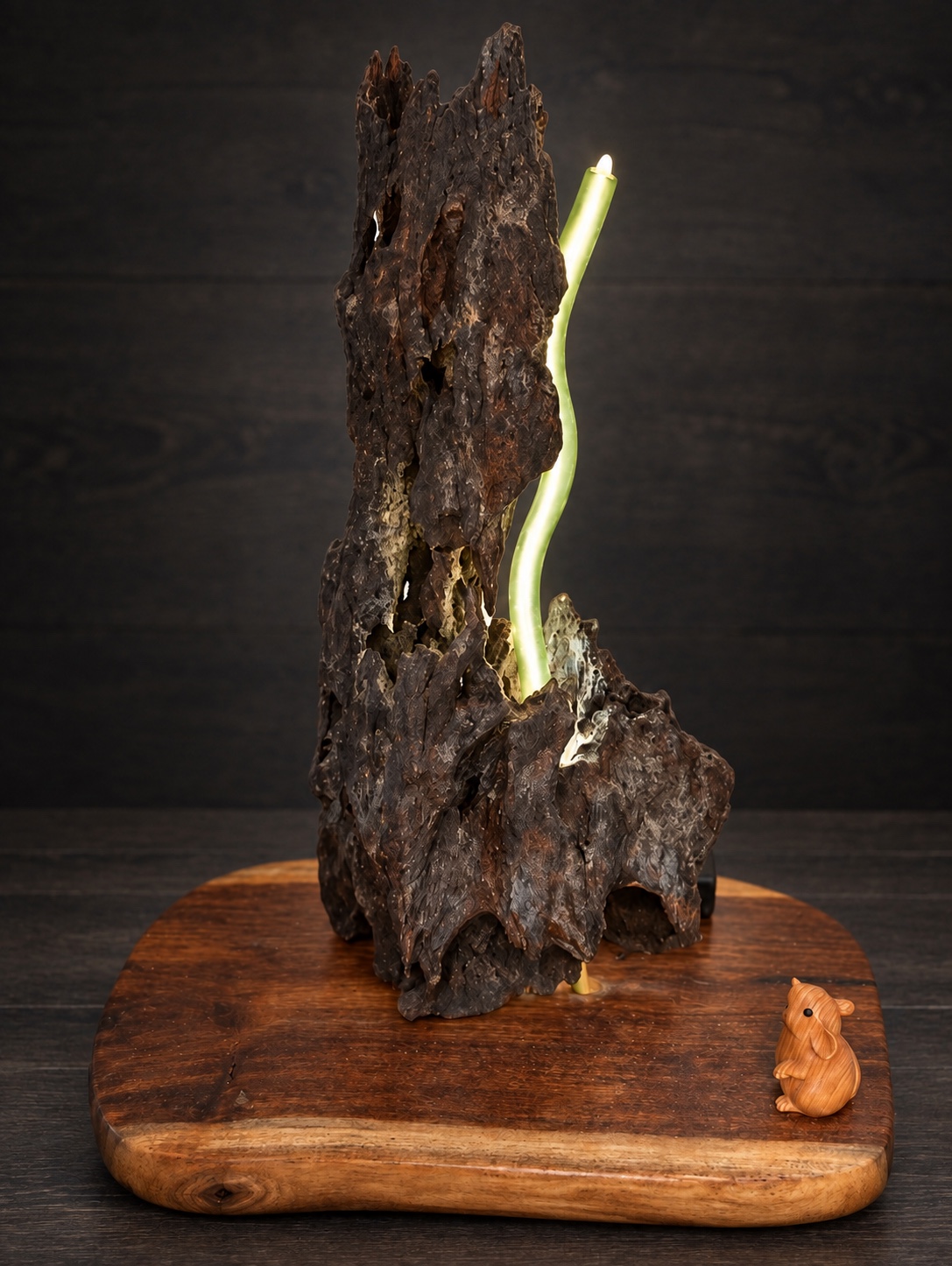 Lampes en bois recyclé — image 7