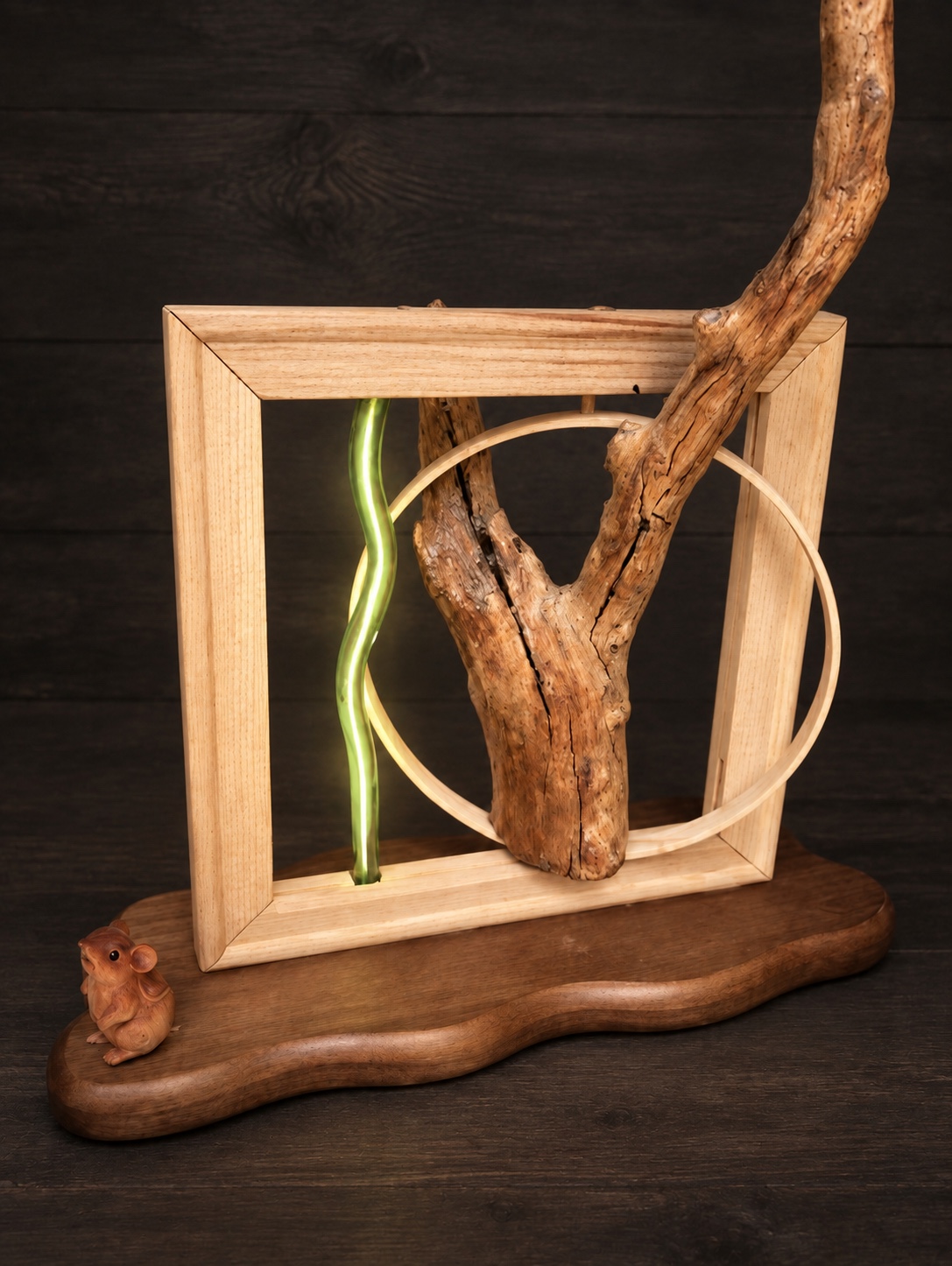 Lampes en bois recyclé — image 10